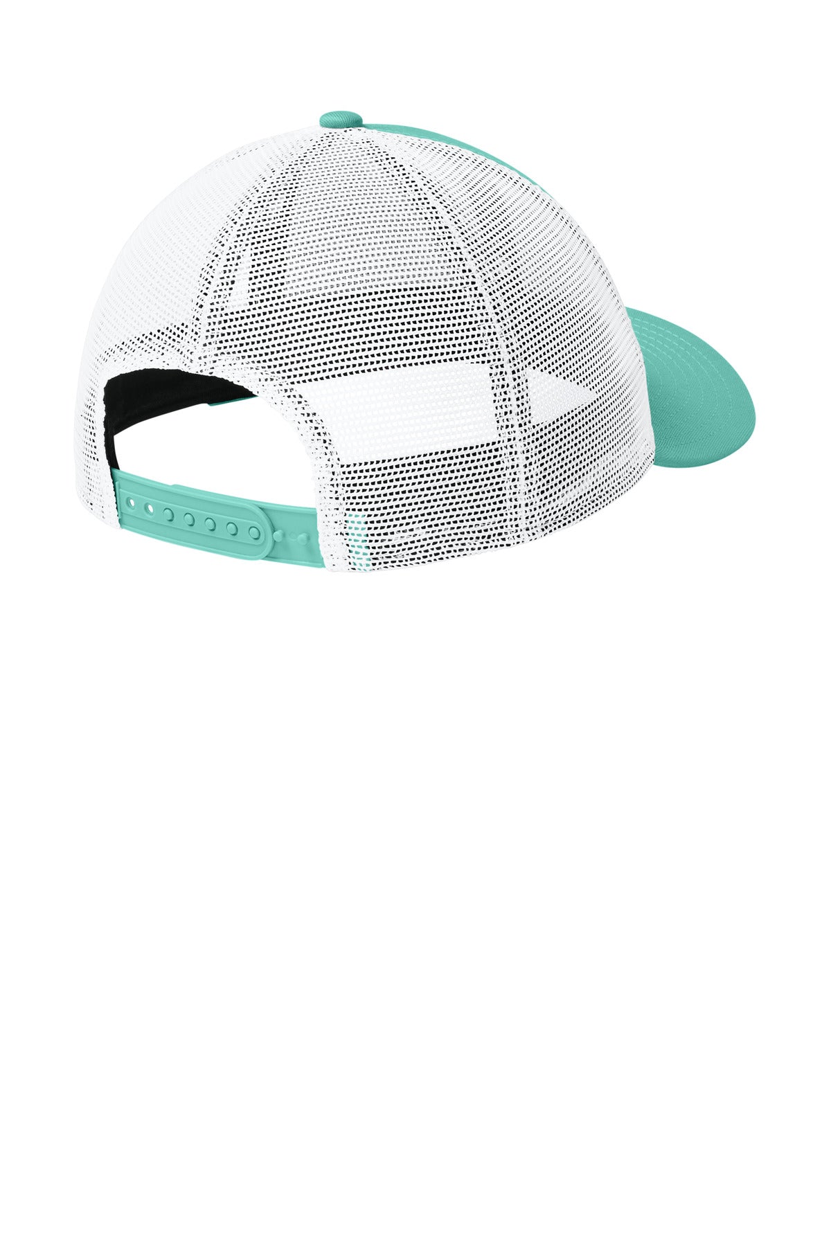 New Era   Snapback Low Profile Trucker Cap - Flag Mint/ White