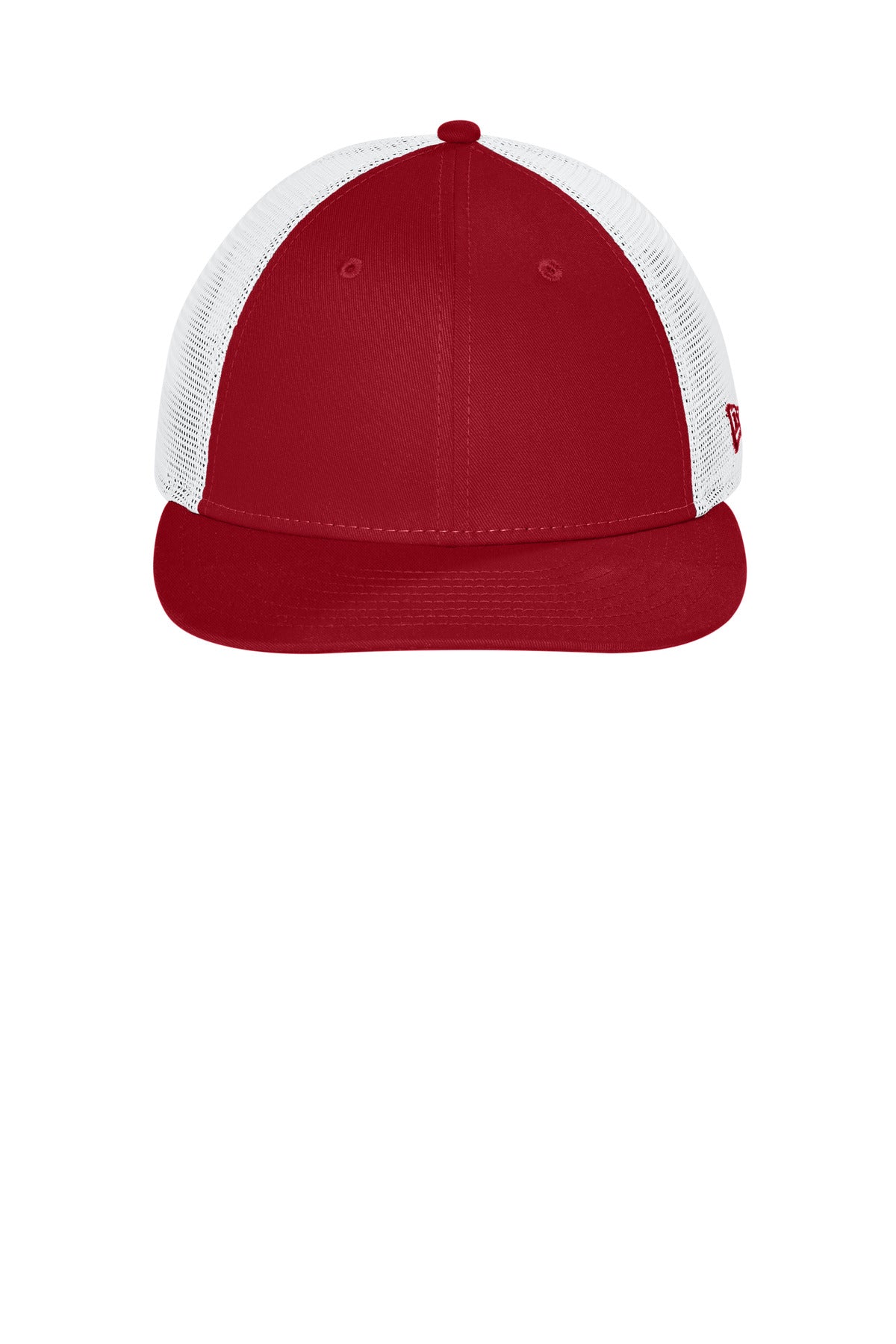 New Era   Snapback Low Profile Trucker Cap - Flag Scarlet/ White