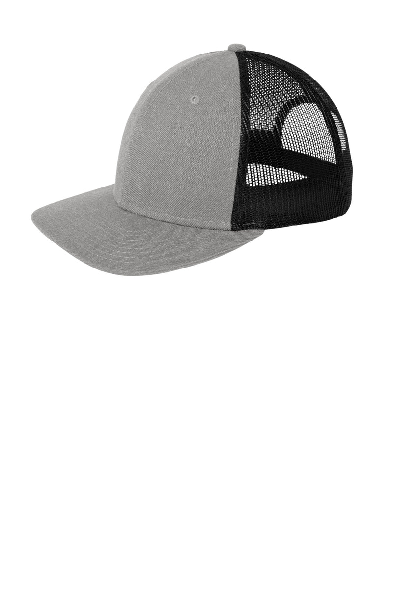 New Era   Snapback Low Profile Trucker Cap - Heather Grey/ Black