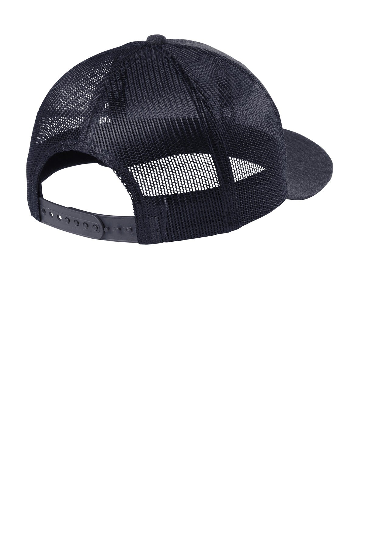 New Era   Snapback Low Profile Trucker Cap - Heather Navy/ Navy