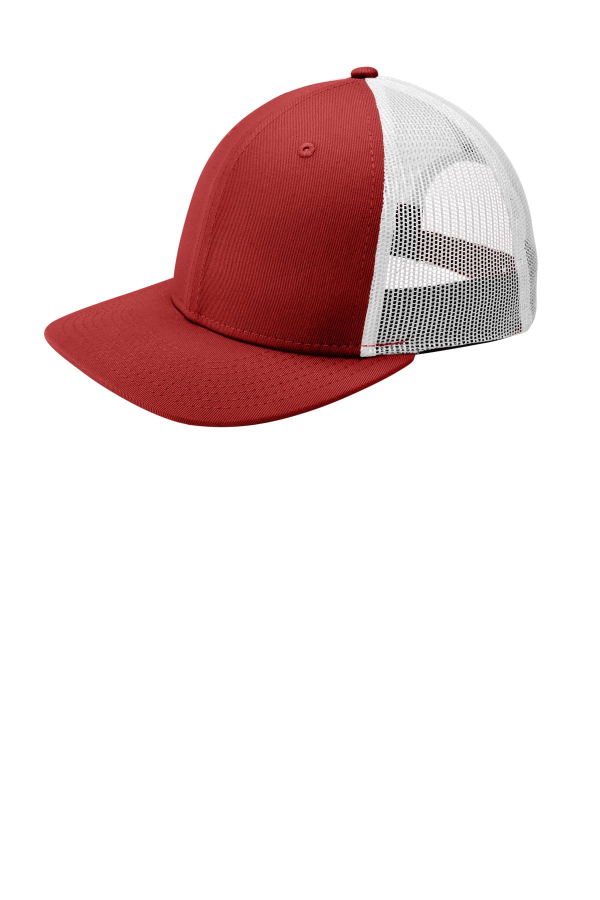 New Era   Snapback Low Profile Trucker Cap - Scarlet/ White