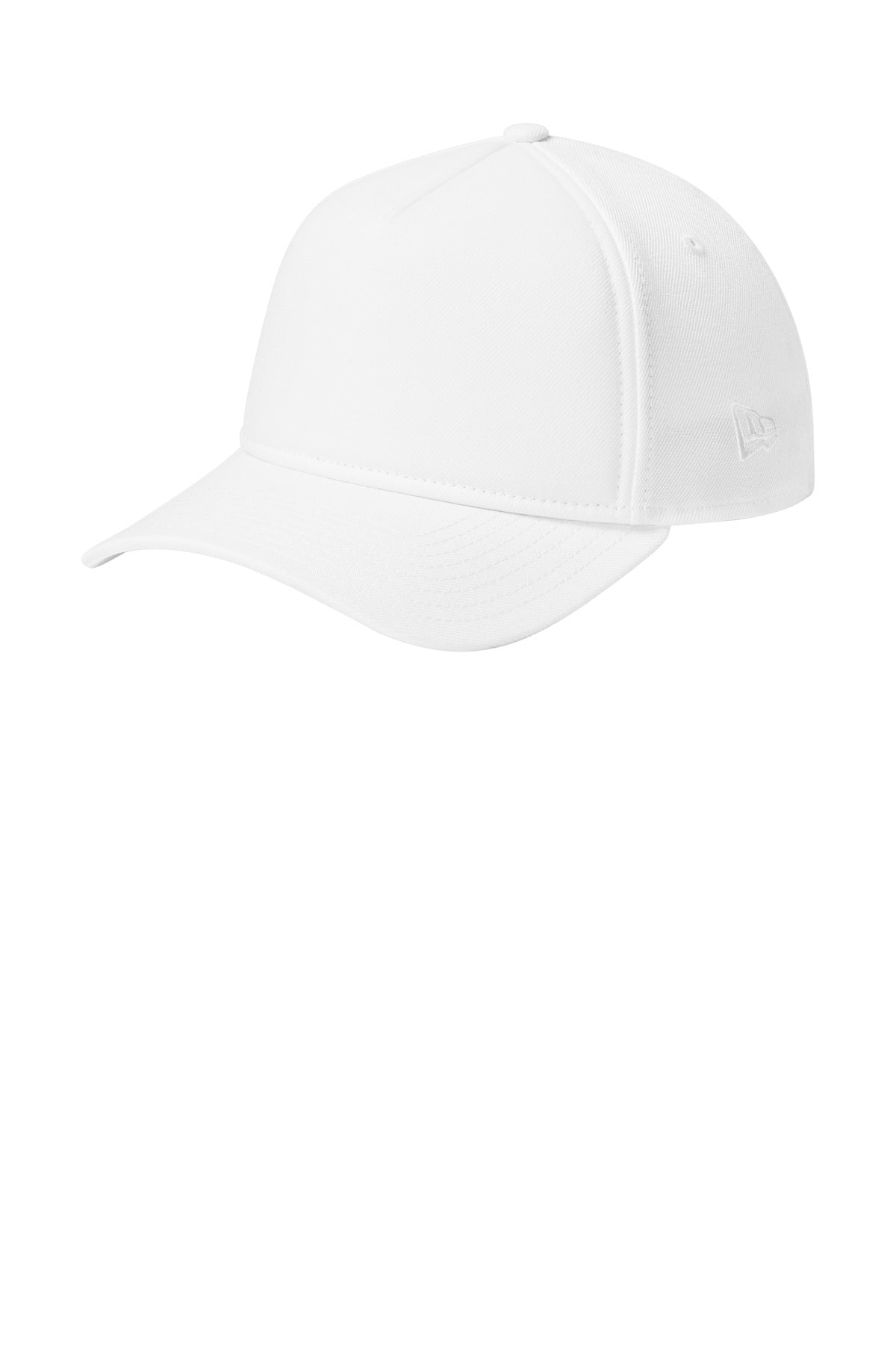 New Era A-Frame Snapback Cap - White