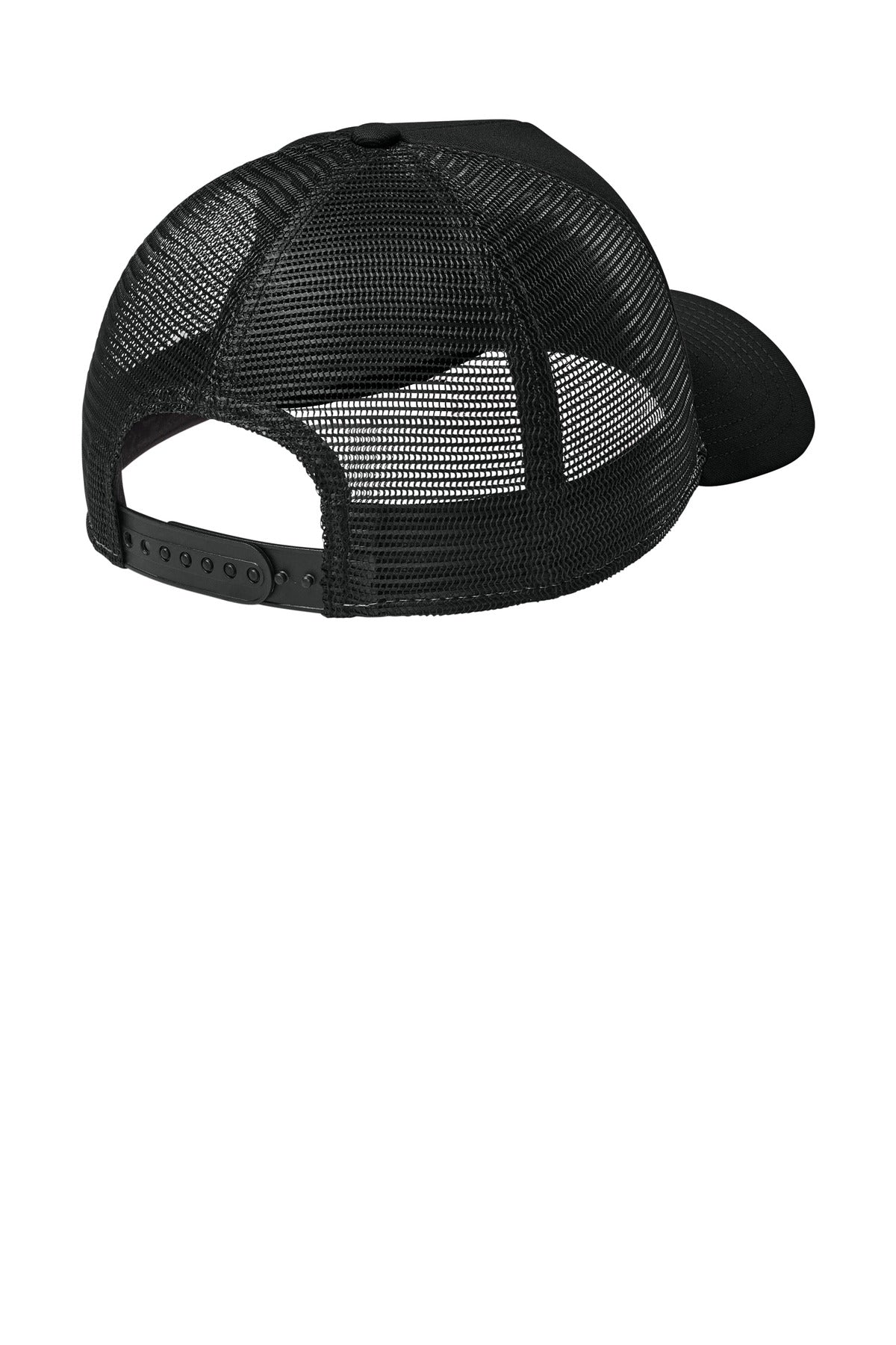 New Era A-Frame Snapback Mesh Back Cap - Flag Black/ Black