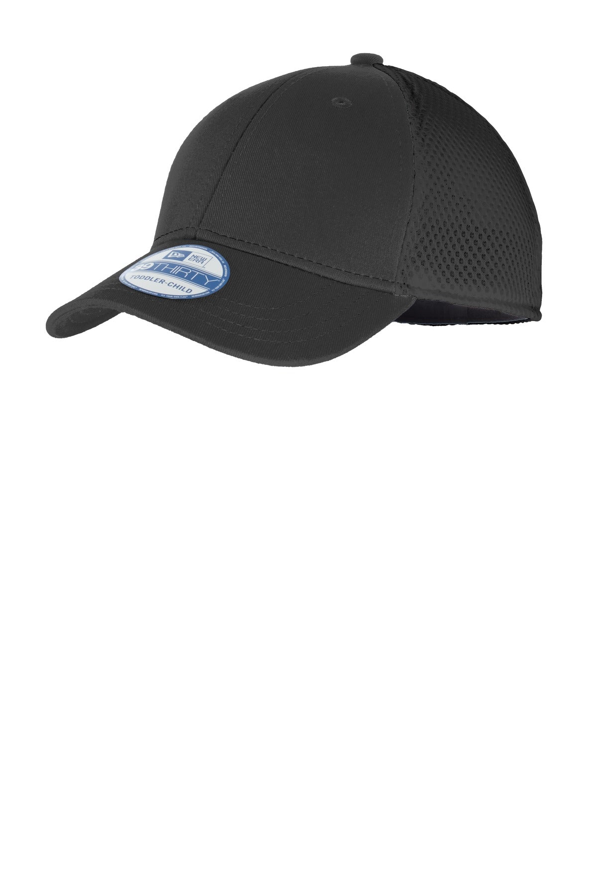 New Era Youth Stretch Mesh Cap - Black/ Black