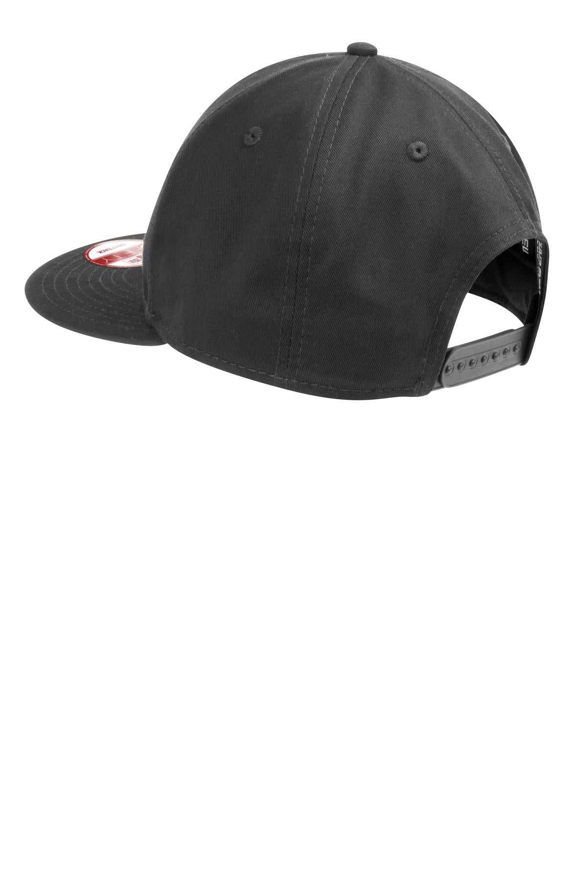 New Era - Flat Bill Snapback Cap - Charcoal