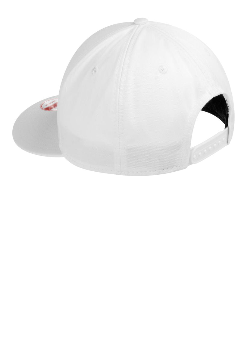 New Era - Flat Bill Snapback Cap - White