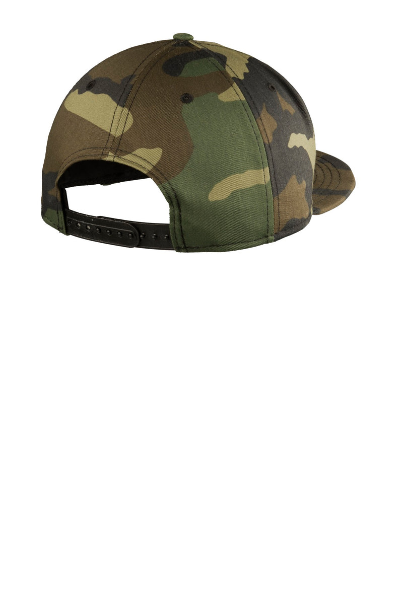 New Era - Flat Bill Snapback Cap - Camo