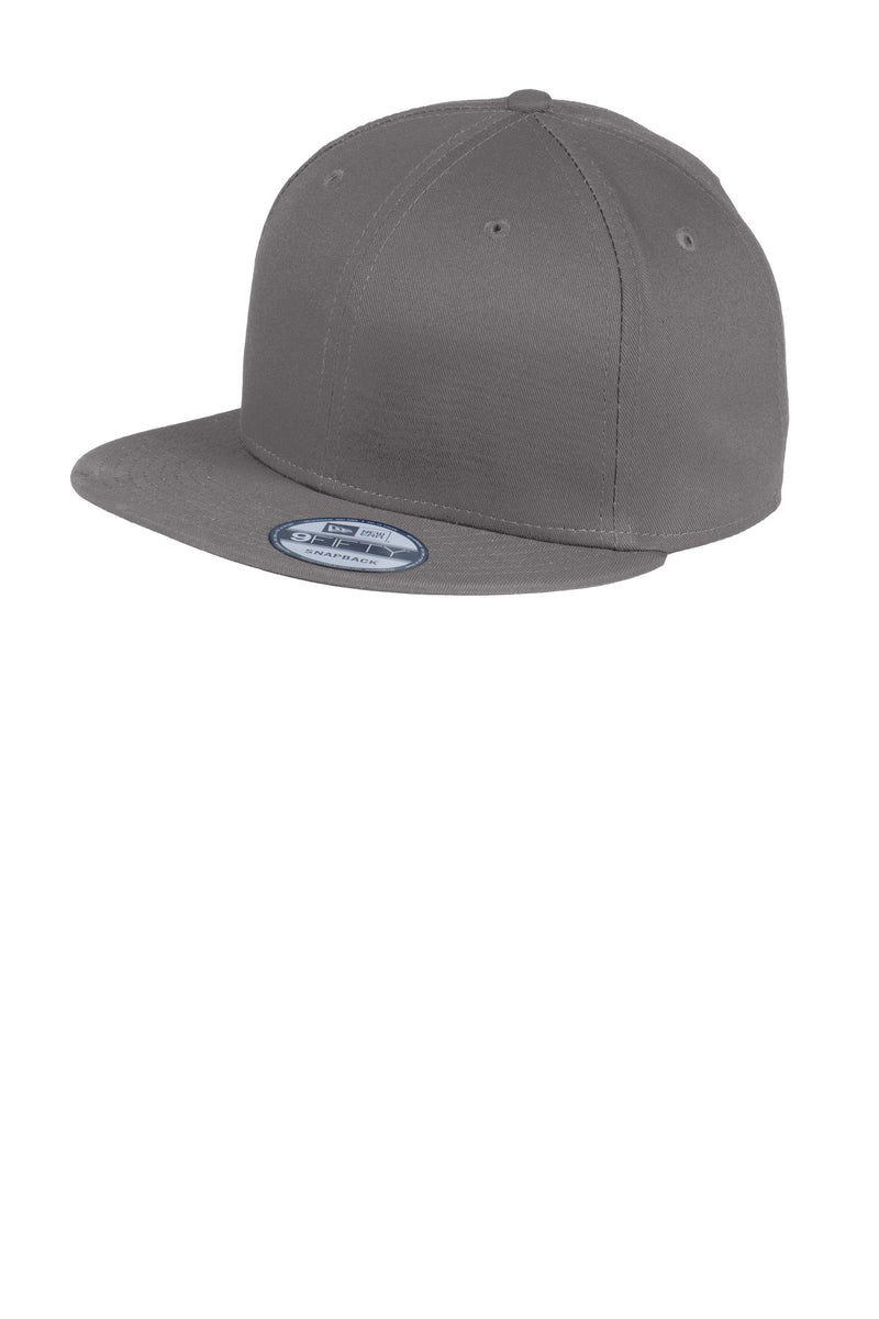 New Era - Flat Bill Snapback Cap - Charcoal