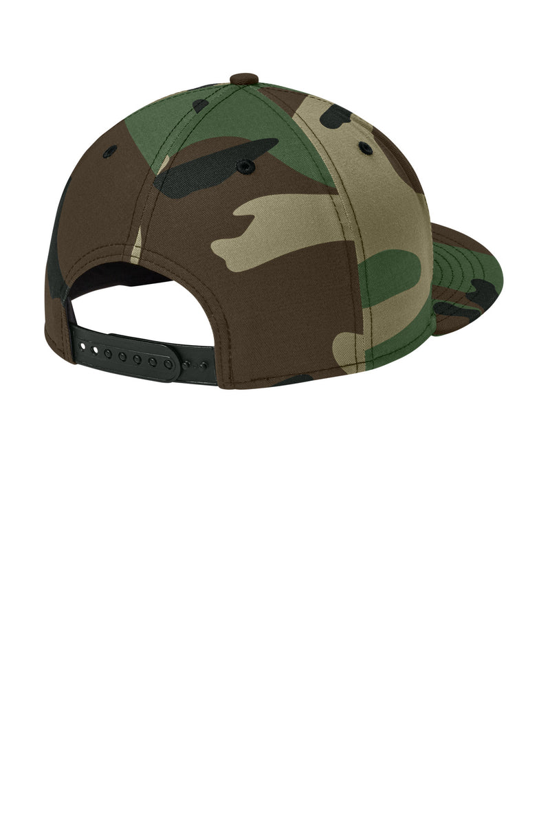 New Era - Flat Bill Snapback Cap - Flag Camo