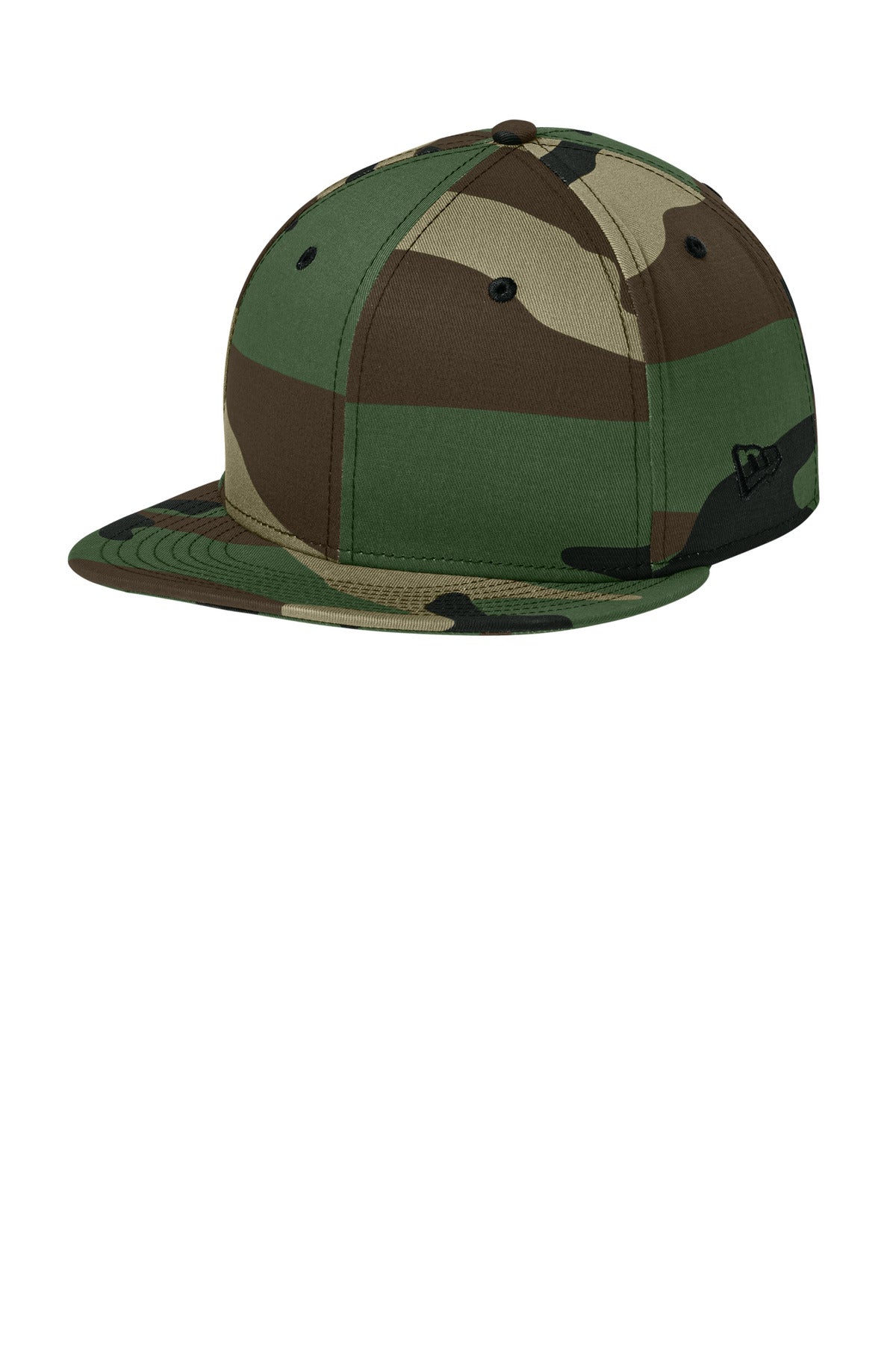 New Era - Flat Bill Snapback Cap - Flag Camo