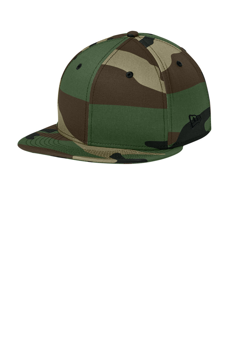 New Era - Flat Bill Snapback Cap - Flag Camo