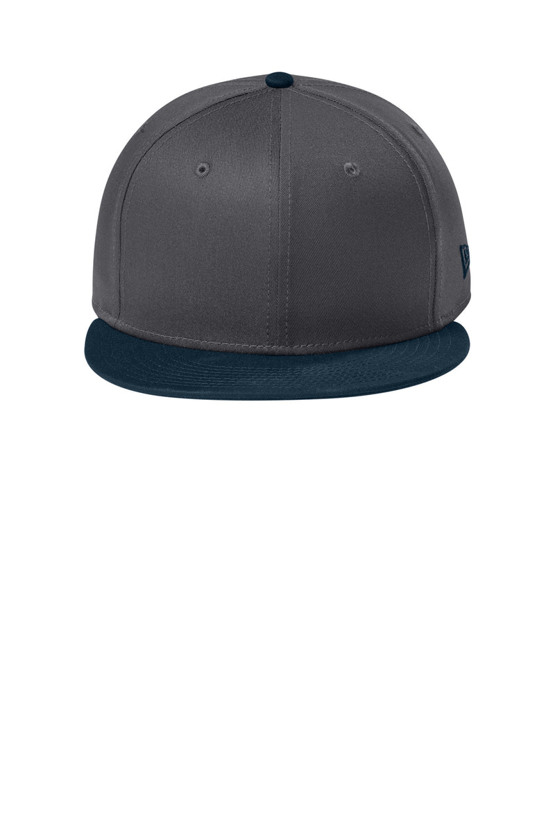 New Era - Flat Bill Snapback Cap - Flag Charcoal/ Deep Navy