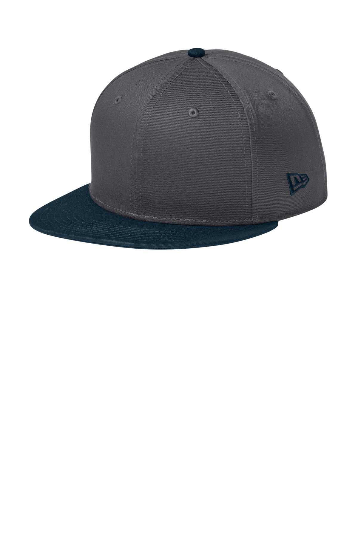New Era - Flat Bill Snapback Cap - Flag Charcoal/ Deep Navy