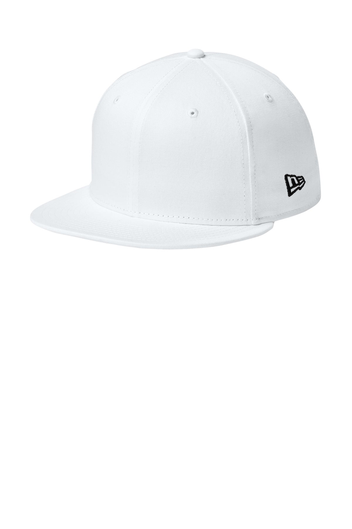 New Era - Flat Bill Snapback Cap - Flag White
