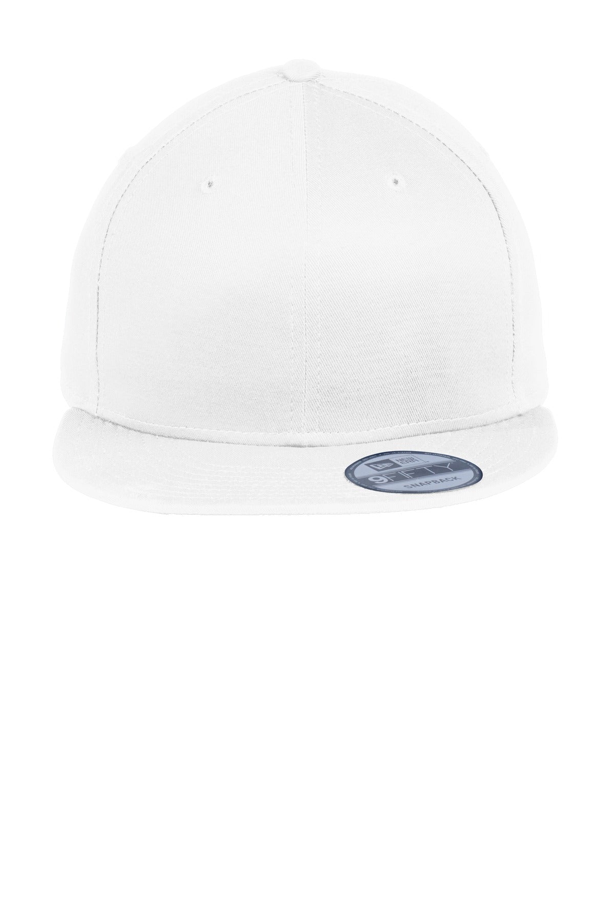 New Era - Flat Bill Snapback Cap - White