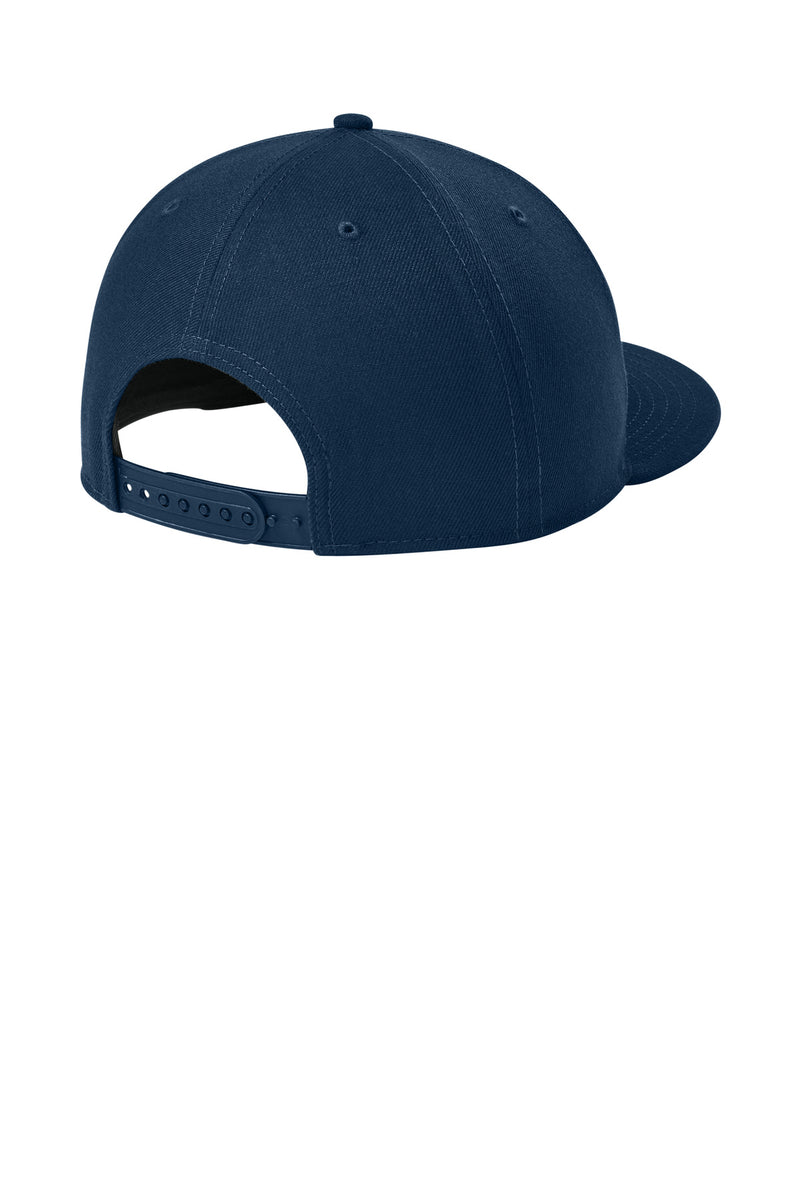 New Era Standard Fit Flat Bill Snapback Cap - Flag Deep Navy
