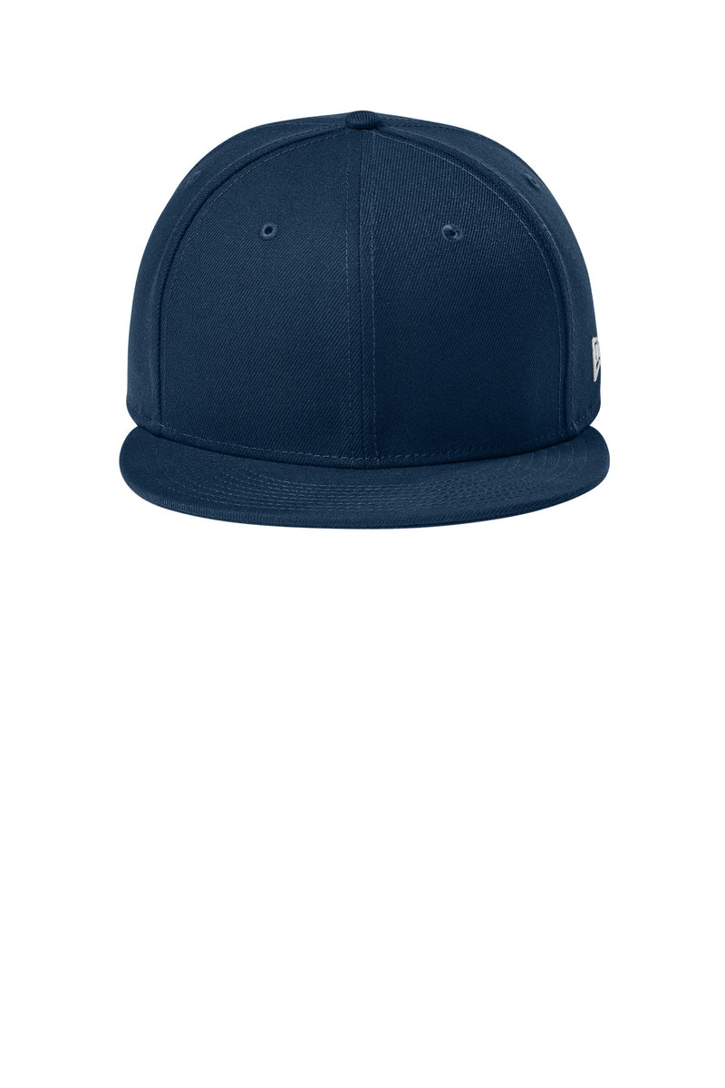 New Era Standard Fit Flat Bill Snapback Cap - Flag Deep Navy
