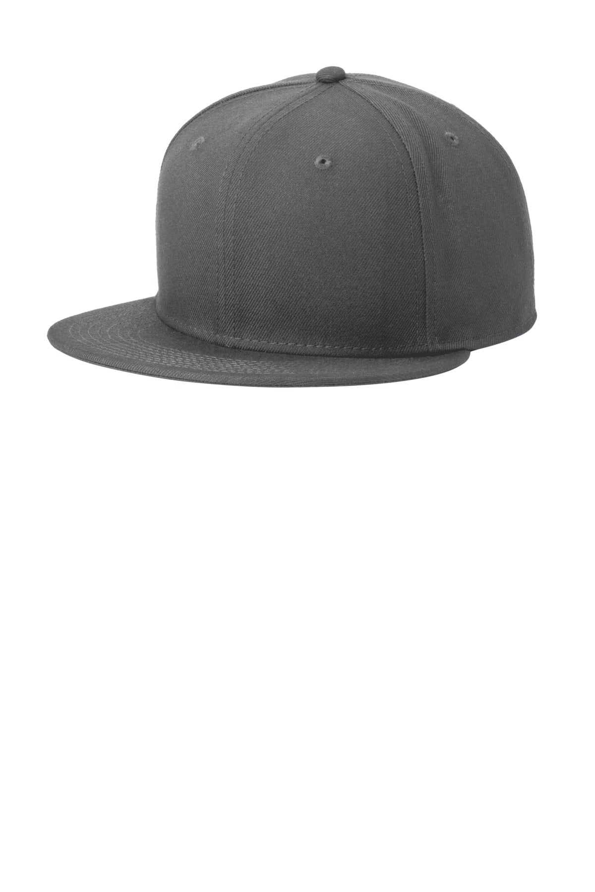 New Era Standard Fit Flat Bill Snapback Cap - Graphite