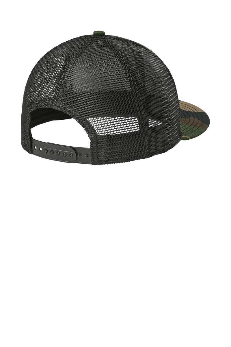 New Era Standard Fit Snapback Trucker Cap - Flag Camo/ Black