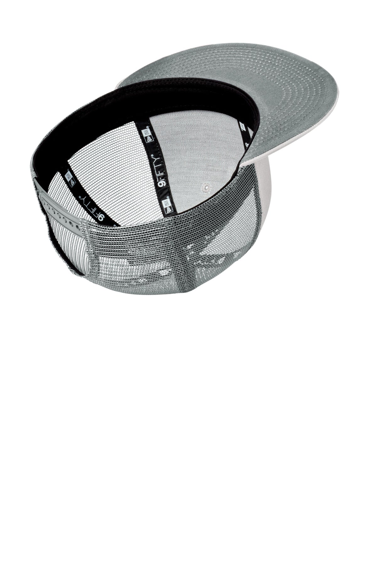 New Era Standard Fit Snapback Trucker Cap - Grey/ Graphite