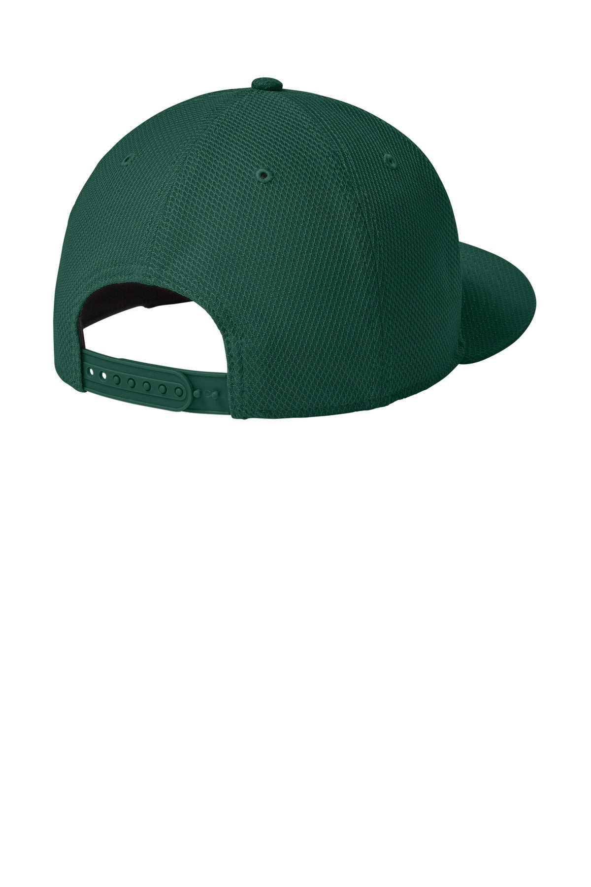 New Era  Original Fit Diamond Era Flat Bill Snapback Cap - Flag Dark Green