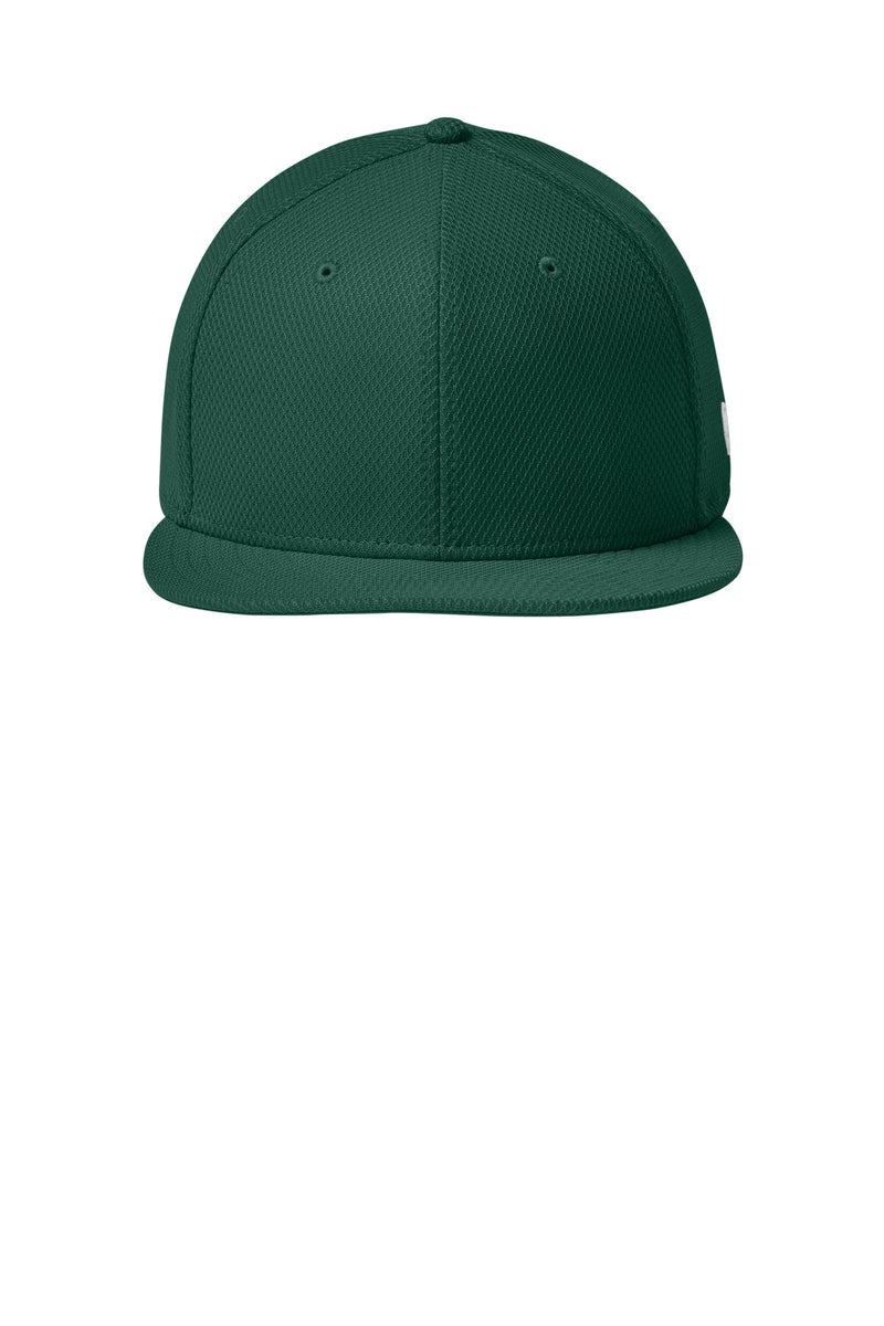 New Era  Original Fit Diamond Era Flat Bill Snapback Cap - Flag Dark Green