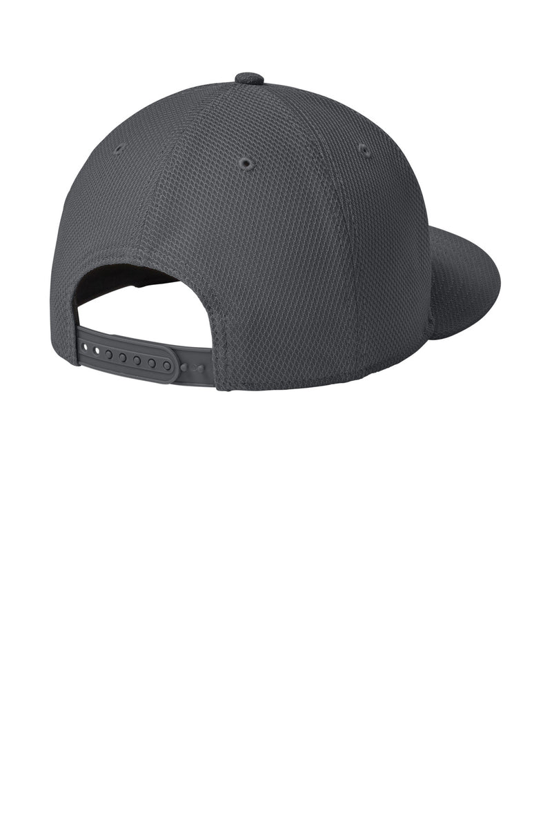 New Era  Original Fit Diamond Era Flat Bill Snapback Cap - Flag Graphite