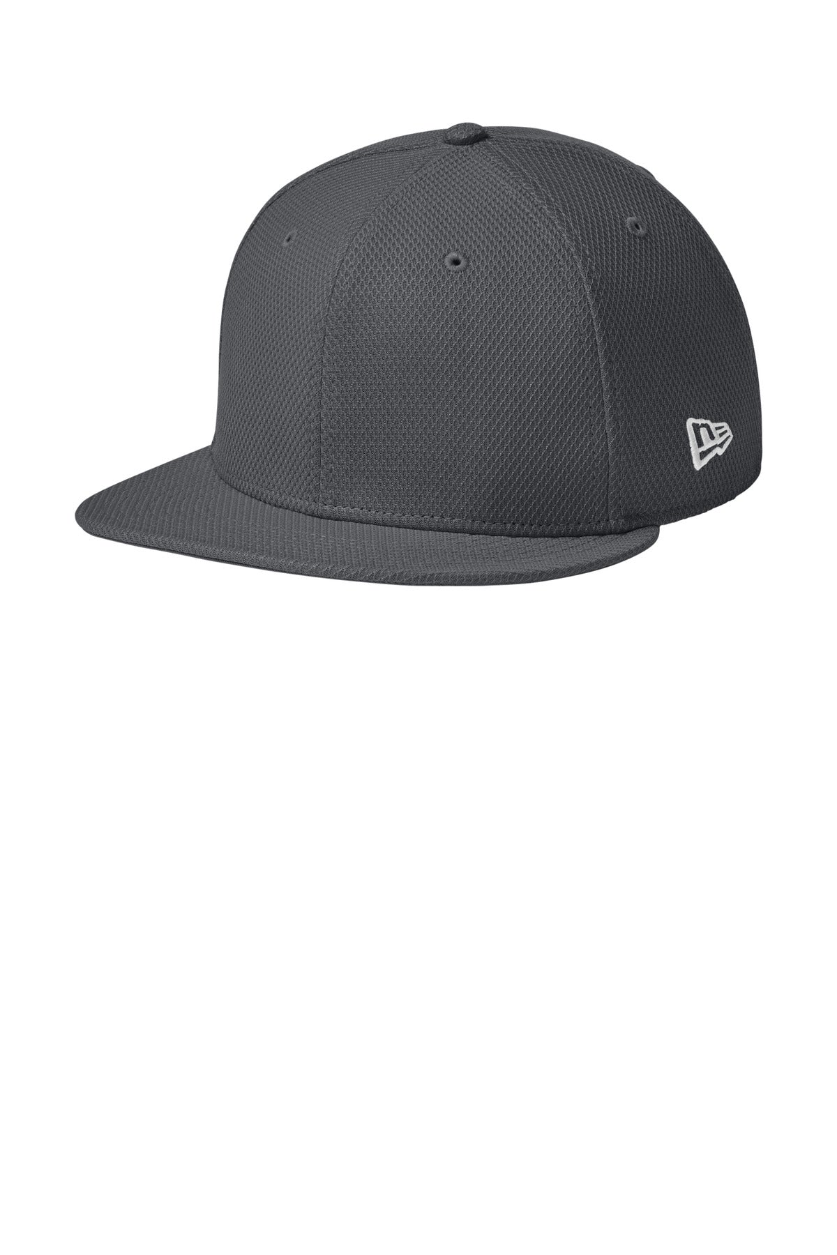 New Era  Original Fit Diamond Era Flat Bill Snapback Cap - Flag Graphite