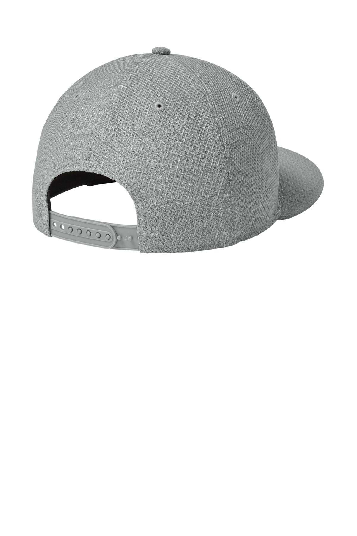 New Era  Original Fit Diamond Era Flat Bill Snapback Cap - Flag Grey