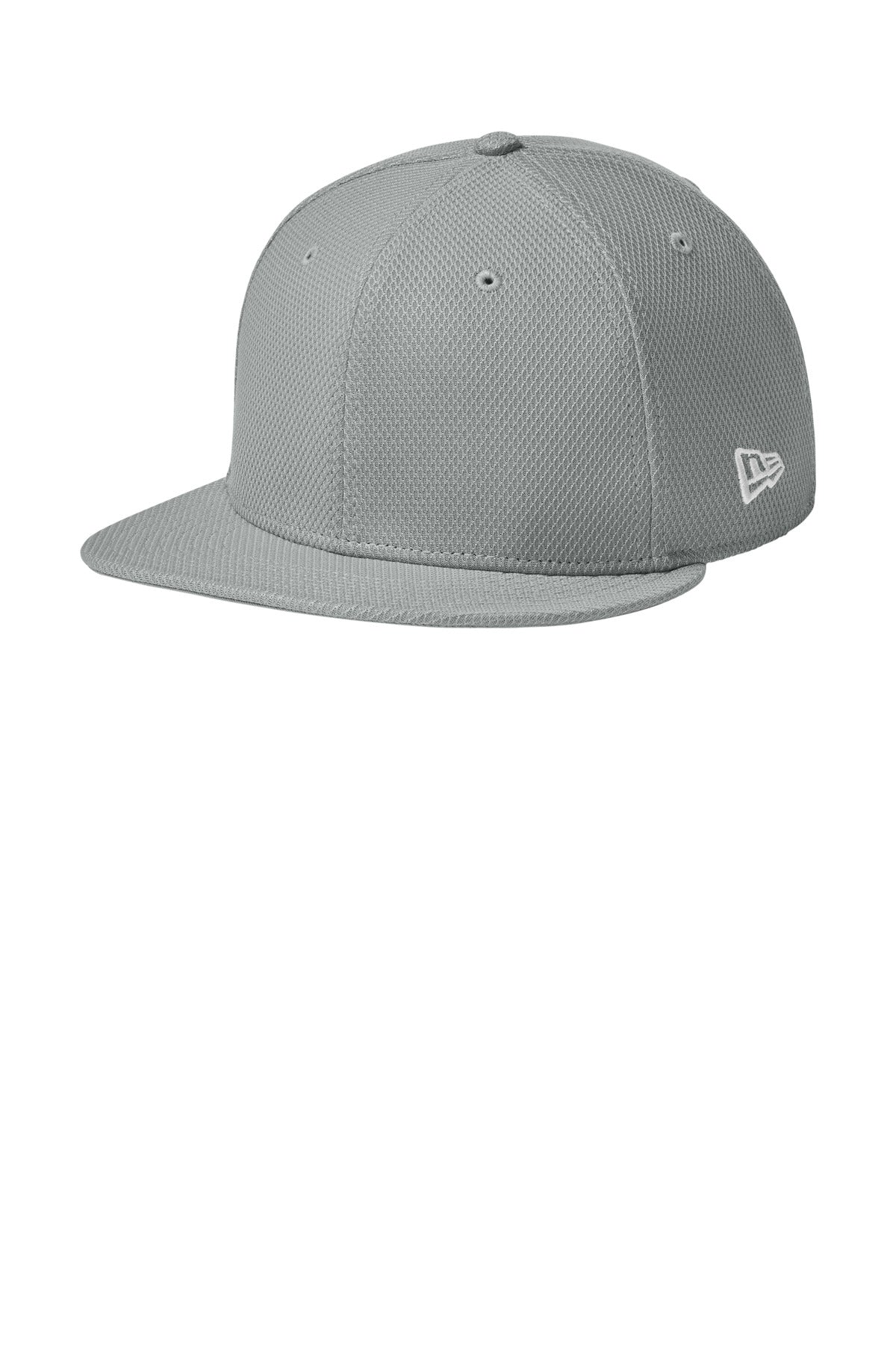 New Era  Original Fit Diamond Era Flat Bill Snapback Cap - Flag Grey