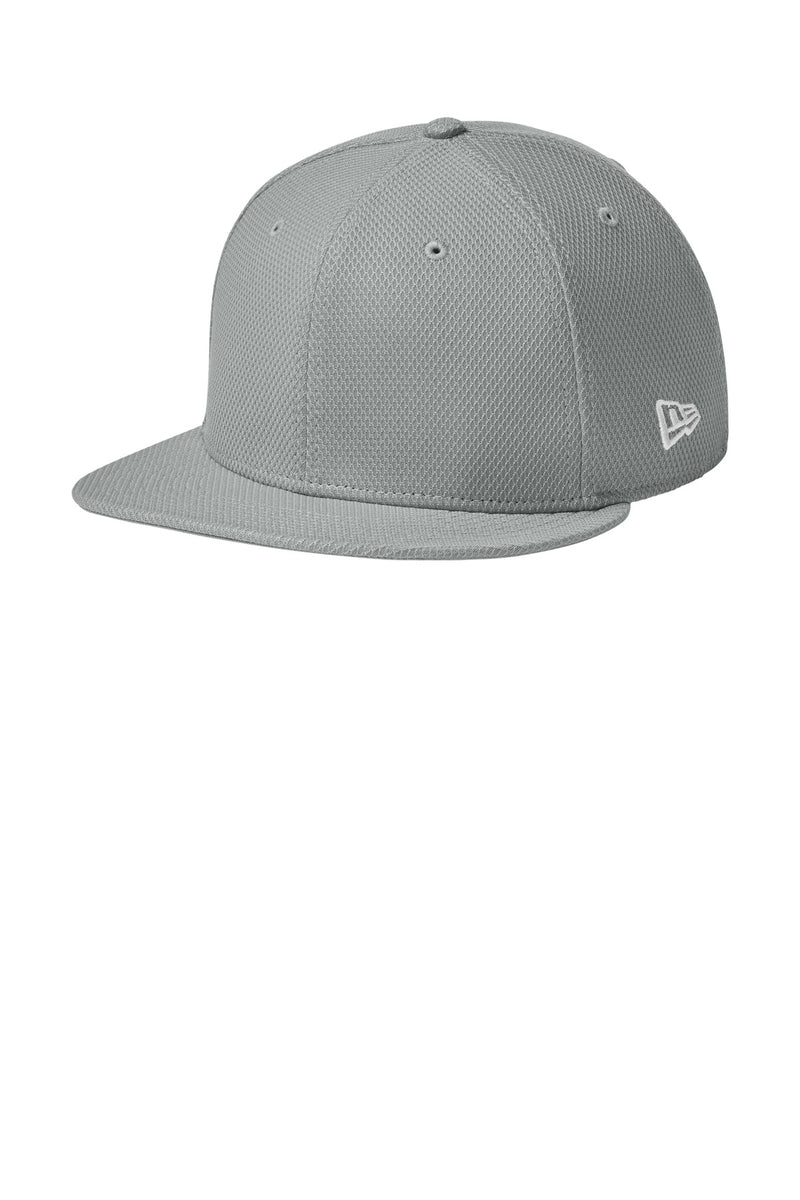 New Era  Original Fit Diamond Era Flat Bill Snapback Cap - Flag Grey