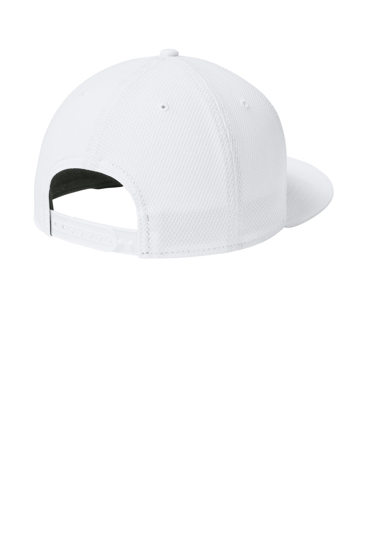 New Era  Original Fit Diamond Era Flat Bill Snapback Cap - Flag White