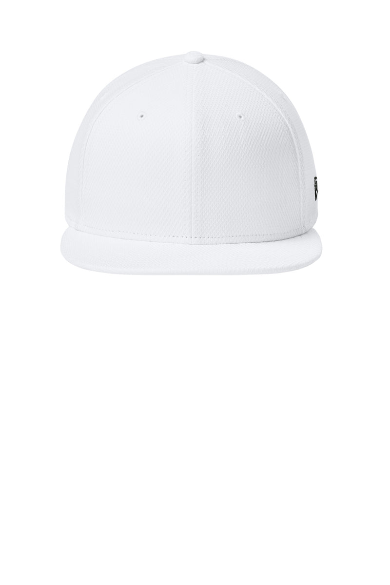 New Era  Original Fit Diamond Era Flat Bill Snapback Cap - Flag White