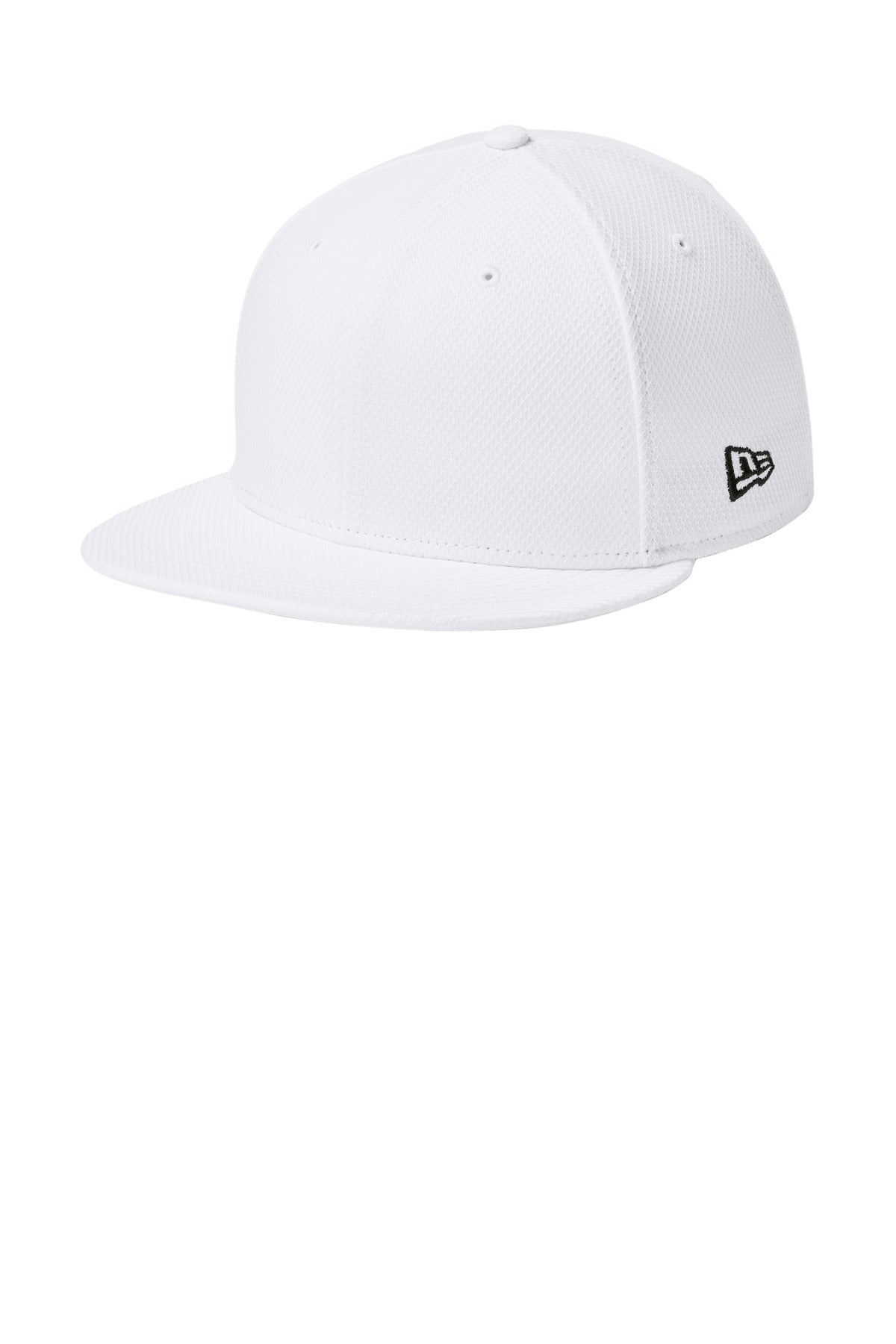 New Era  Original Fit Diamond Era Flat Bill Snapback Cap - Flag White