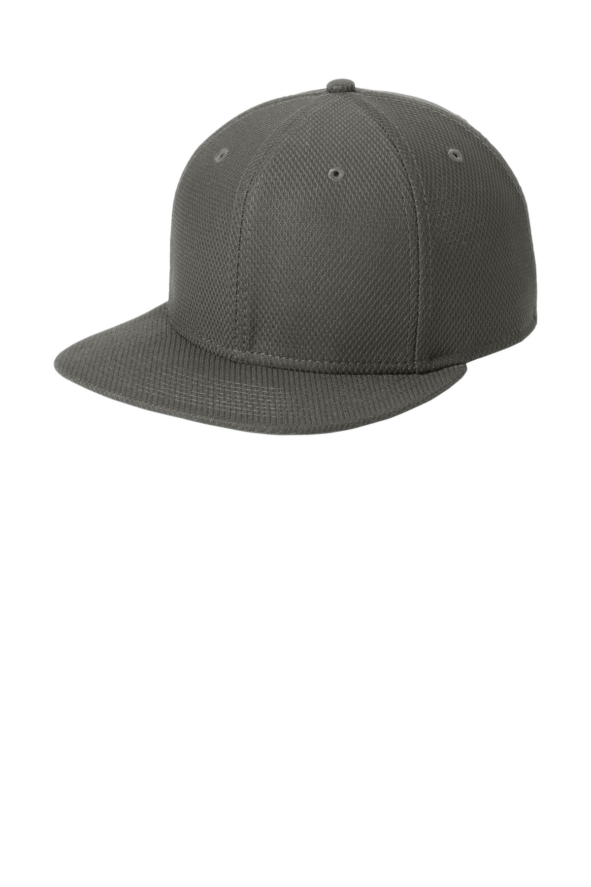 New Era  Original Fit Diamond Era Flat Bill Snapback Cap - Graphite