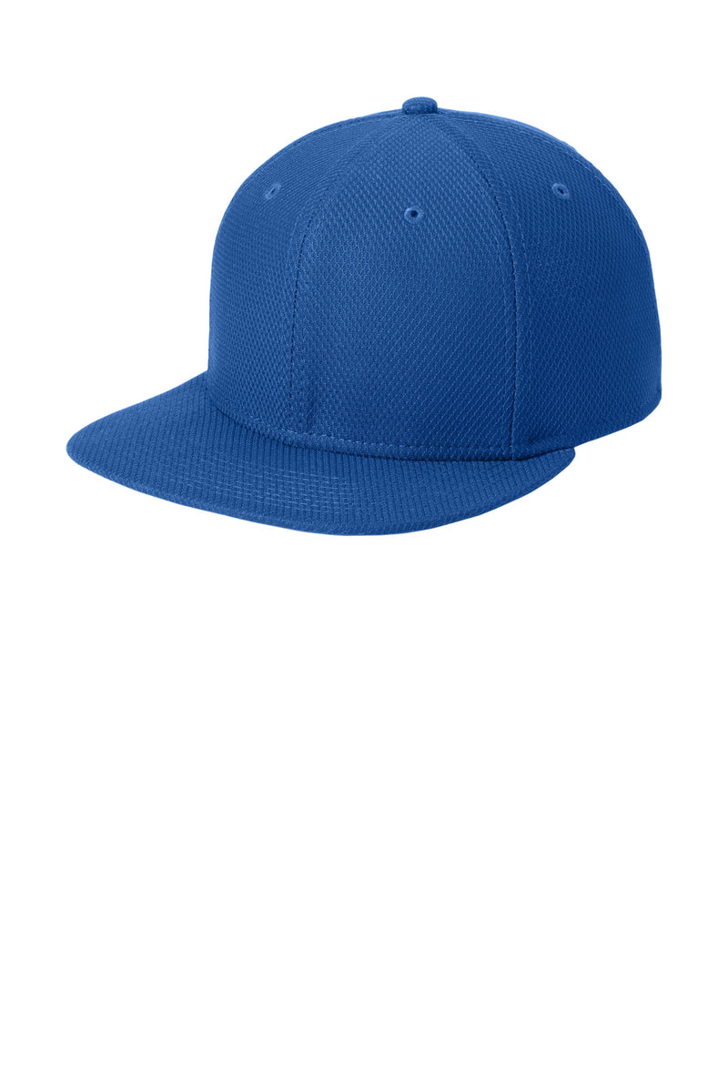 New Era  Original Fit Diamond Era Flat Bill Snapback Cap - Royal