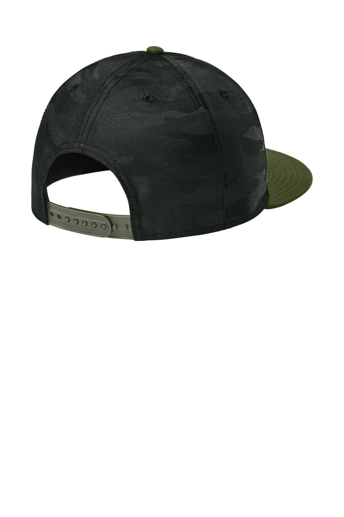 New Era  Camo Flat Bill Snapback Cap - Flag Army/ Black Camo