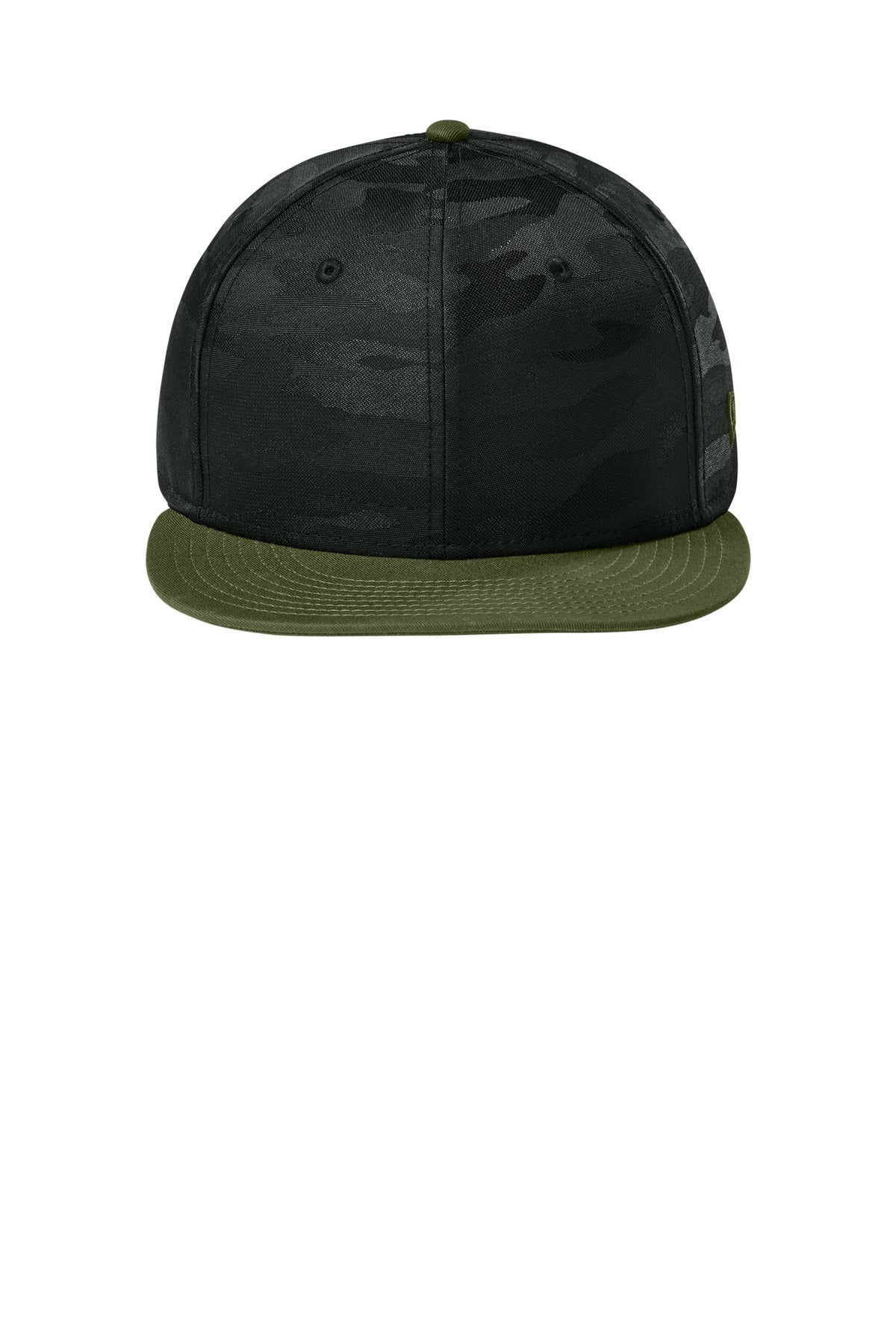 New Era  Camo Flat Bill Snapback Cap - Flag Army/ Black Camo