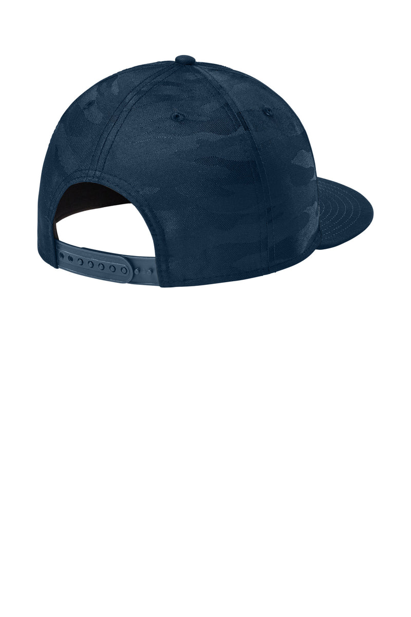 New Era  Camo Flat Bill Snapback Cap - Flag Deep Navy/ Deep Navy Camo