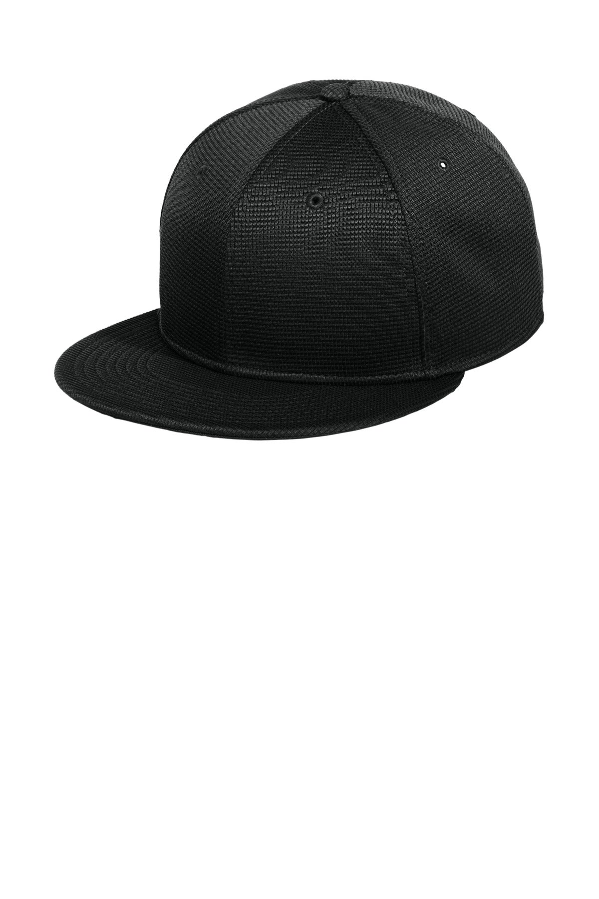 New Era Pivot Flat Bill Snapback Cap - Black