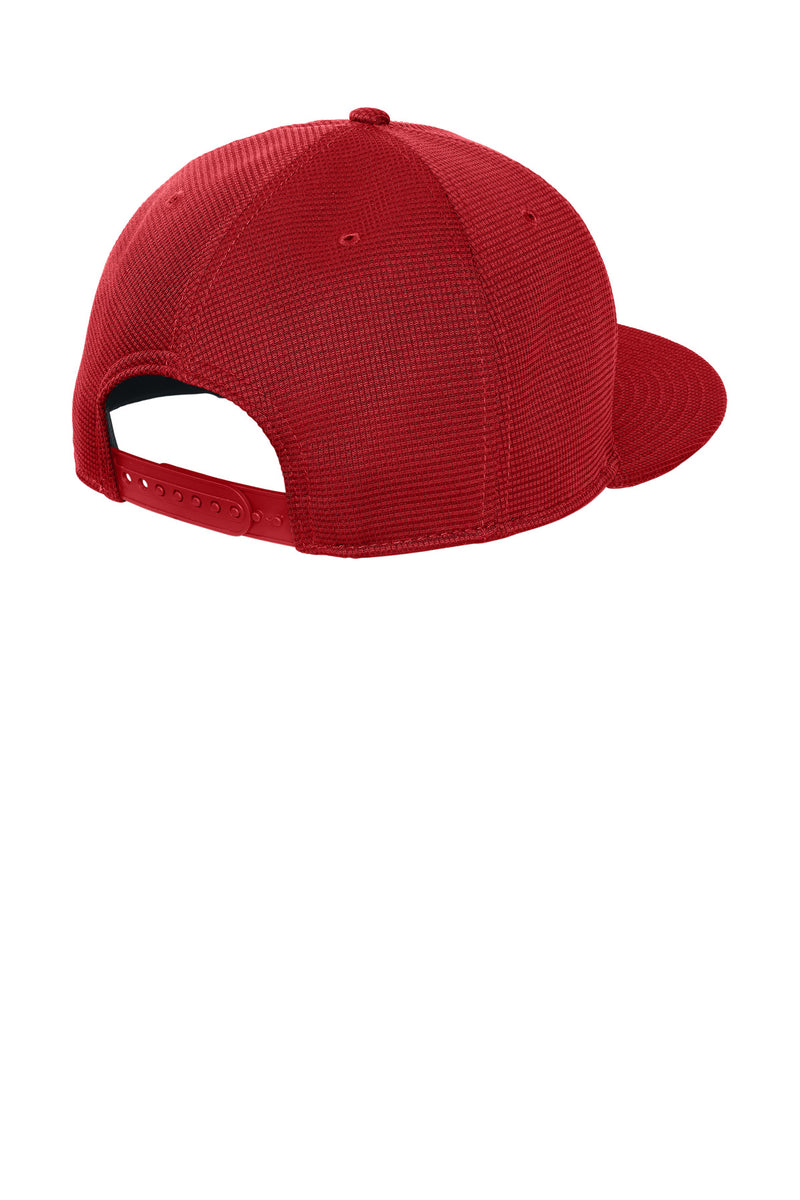 New Era Pivot Flat Bill Snapback Cap - Scarlet