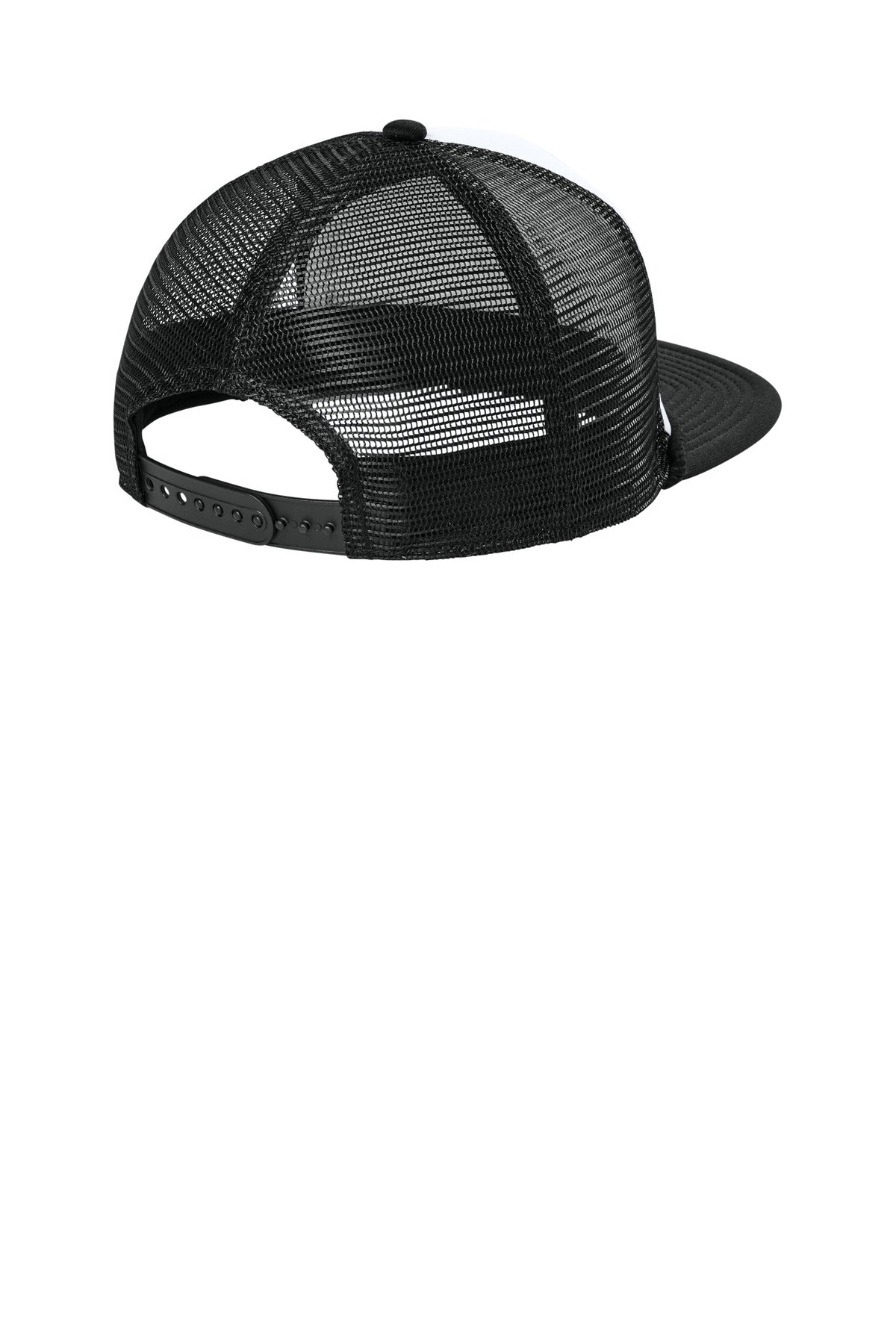 New Era Foam Rope Trucker Cap - White/ Black/ Black