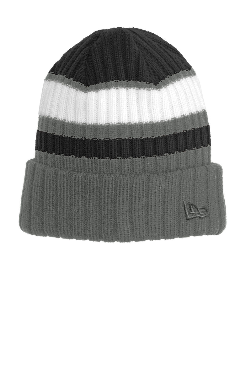 New Era Ribbed Tailgate Beanie - Black/ Graphite