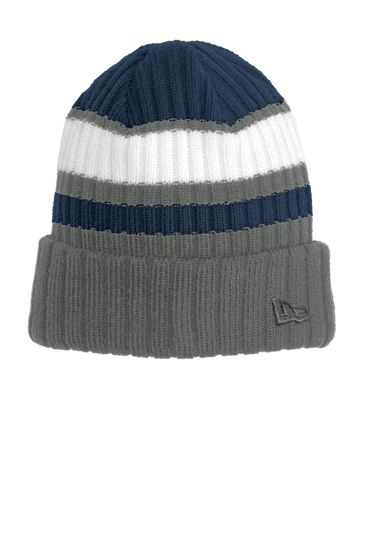 New Era Ribbed Tailgate Beanie - Navy/ Graphite