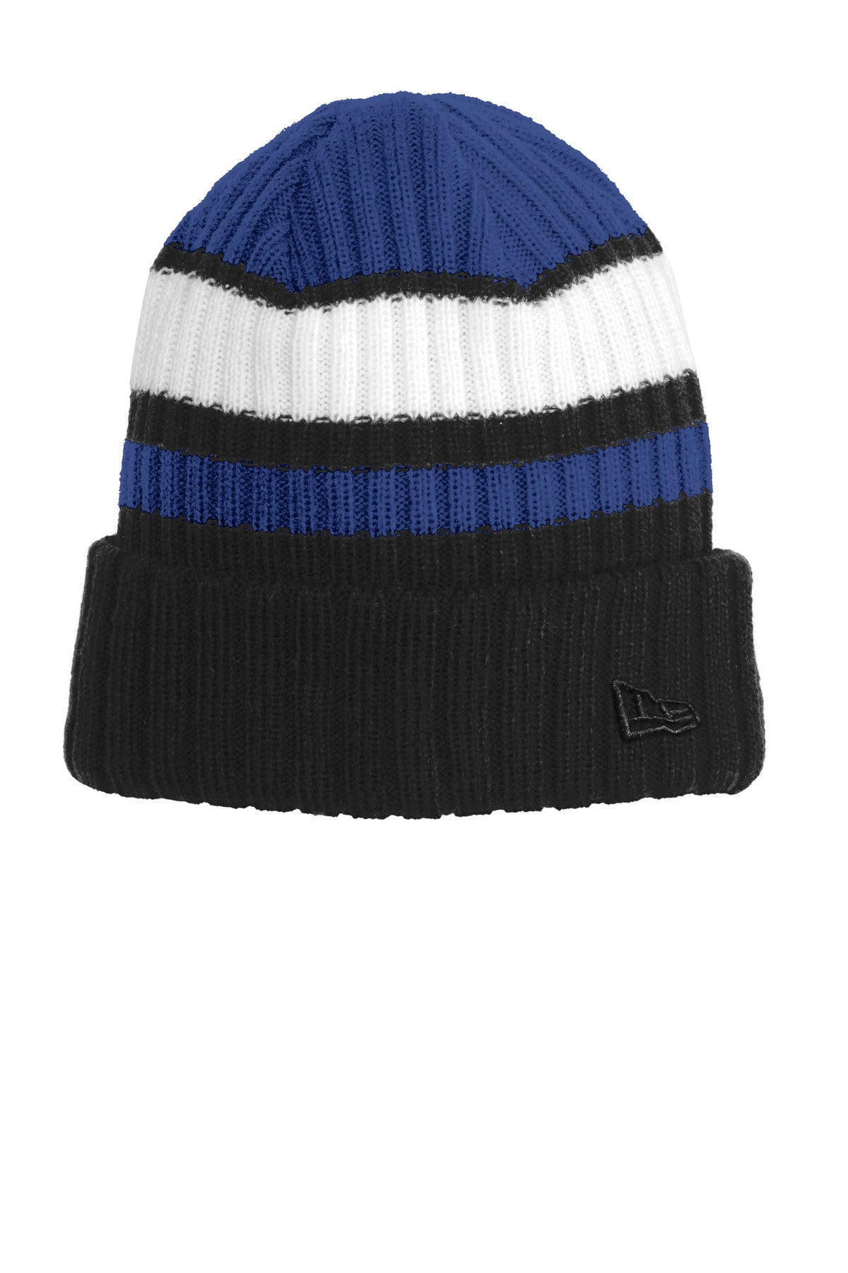 New Era Ribbed Tailgate Beanie - Royal/ Black