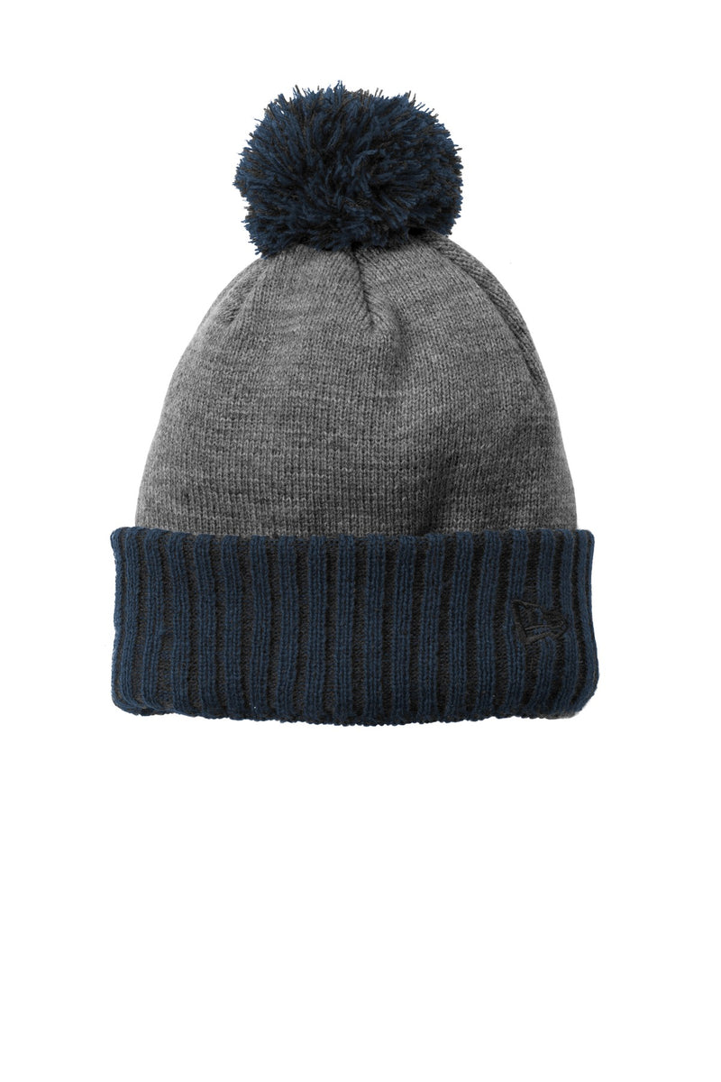New Era  Colorblock Cuffed Beanie - Navy/ Heather Grey