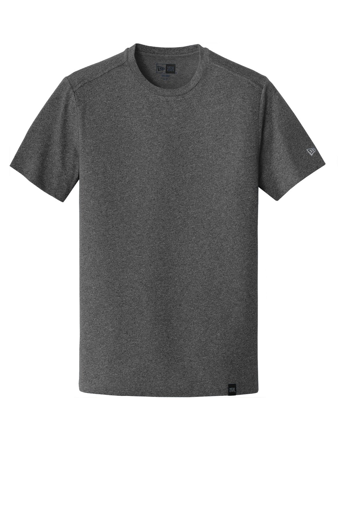 New Era  Heritage Blend Crew Tee - Black Heather