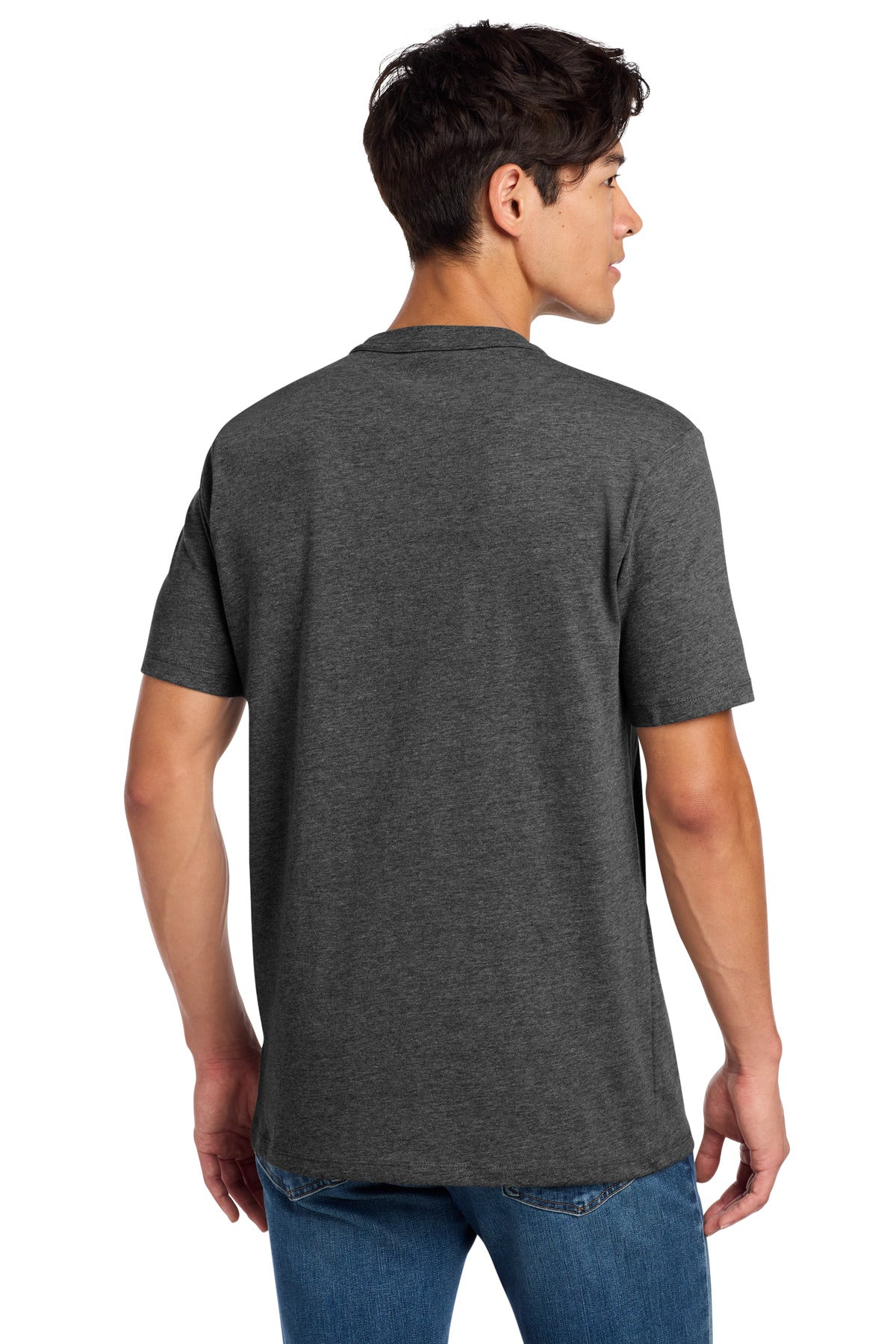 New Era  Heritage Blend Crew Tee - Black Heather