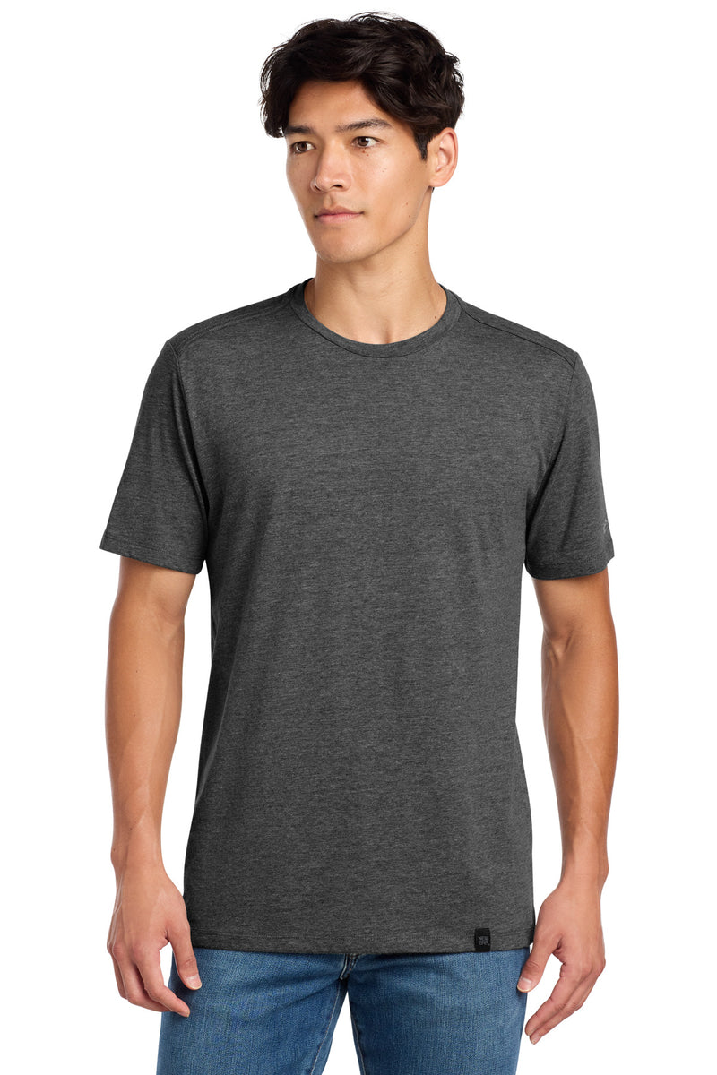 New Era  Heritage Blend Crew Tee - Black Heather