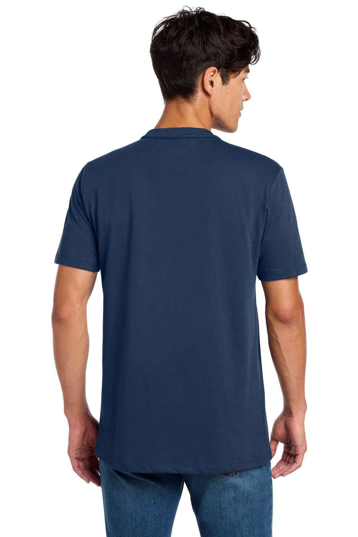 New Era  Heritage Blend Crew Tee - Dark Royal